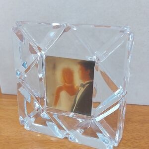 Mikasa Cut Crystal 4" Photo Frame